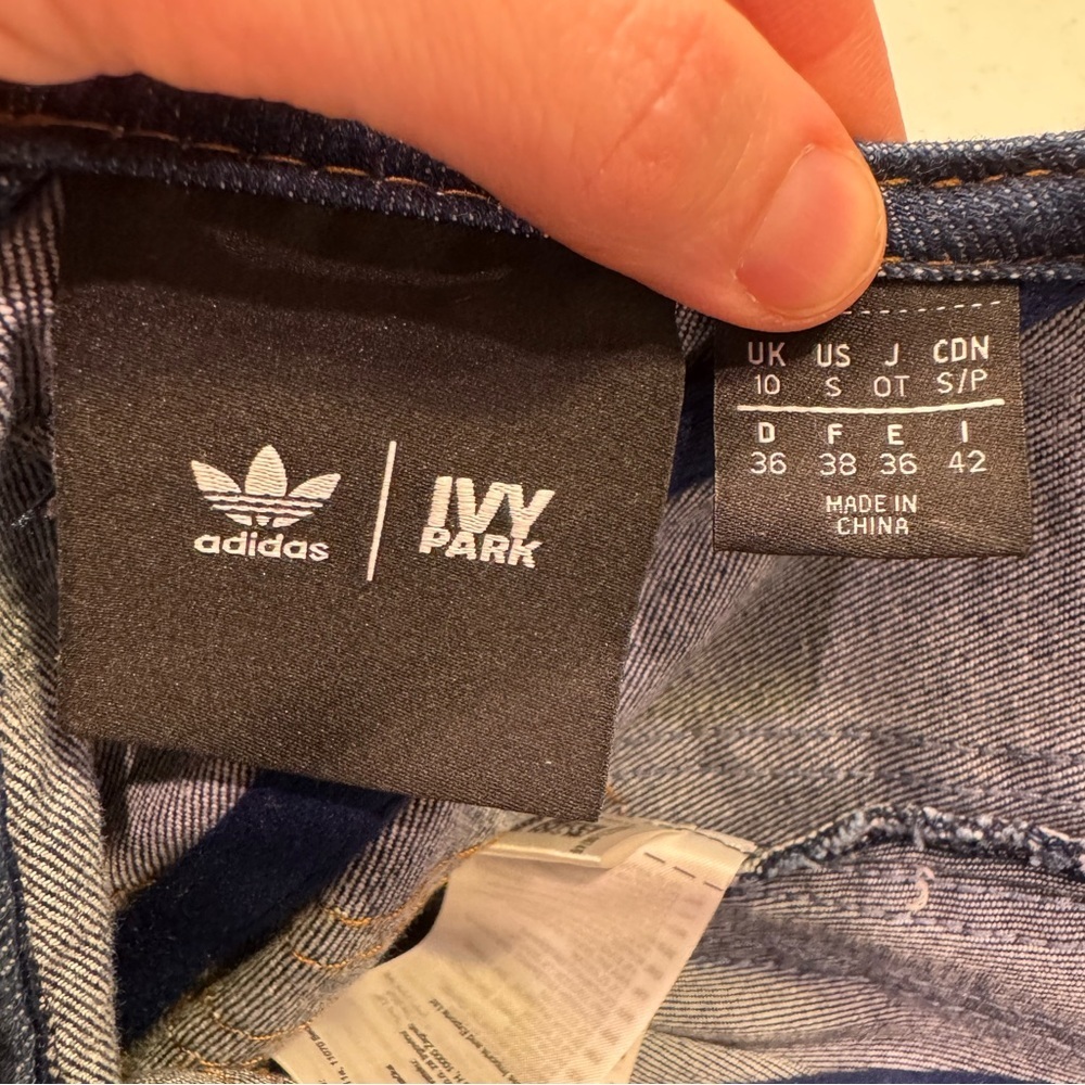 IVY PARK ADIDAS Rodeo Beyonce Denim Bodysuit Size Small VGUC - Picture 11 of 11